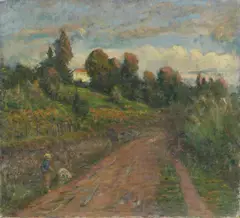 Clemente Pugliese Levi, Paesaggio con personaggio