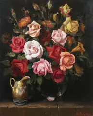 Achille Parachini, Natura morta di fiori