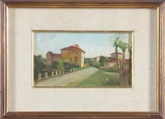 Arturo Bianchi, Paesaggio con case