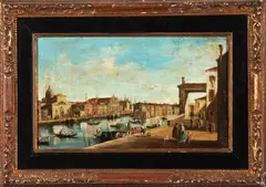 Giacomo Guardi, NELLO STILE DI. Canale veneziano