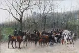 Carlo Pittara, Cavalieri e carrozze a Saint-Cloud