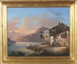 Giuseppe Canella, Veduta del lago di Como