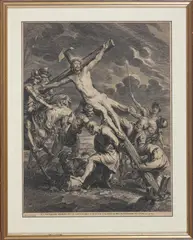 Van Schelte Bolswert, The rising of the cross, print (other)
