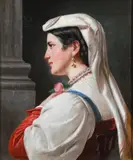 Eugenio Prati, Ritratto femminile di profilo