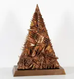 Piramide by Arnaldo Pomodoro, sculpture, sold Mar 2016