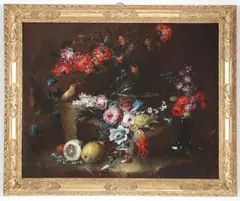 Maestro dei fiori guardeschi, Natura morta di fiori