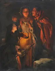 Angelo Inganni, Scena carnevalesca