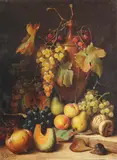 Giuseppe Falchetti, Natura morta di fiori e frutta