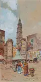 Carlo Brancaccio, Piazza di Napoli