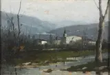 Gino De Lai, Paesaggio con chiesa