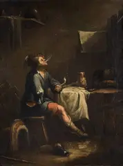Gaspare Diziani, Attribuito a. Fumatore e Macellaio