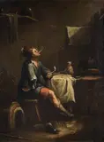 Gaspare Diziani, Attribuito a. Fumatore e Macellaio