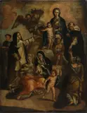 Francesco Solimena, Ambiente di. Madonna del Rosario