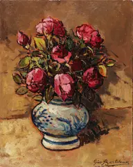 Giovanni Bartolena, Natura morta di rose