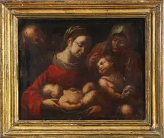 Giovanni Antonio Lecchi, Madonna con il Bambino e santi, Sant'Anna e San Giuseppe
