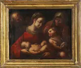 Giovanni Antonio Lecchi, Madonna con il Bambino e santi, Sant'Anna e San Giuseppe