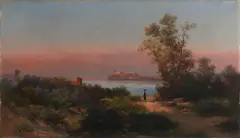 Henry Marko', Paesaggio con promontorio