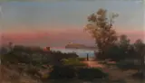 Henry Marko', Paesaggio con promontorio