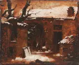 Angelo Inganni, Paesaggio invernale