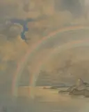 Boris Georgiev, Paesaggio con arcobaleno