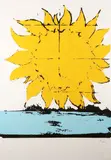 Senza titolo by Mario Schifano, 1974, mixed media on paper, sold Feb 2018