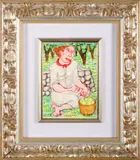 Contadina con limoni by Giuseppe Migneco, sold Feb 2018