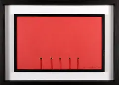 Dessin de Feu by Bernard Aubertin, sold Feb 2018