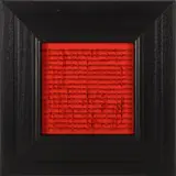 Tableau Clous by Bernard Aubertin, 1970, oil and chiodi on panel, sold Feb 2018