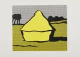 Yellow haystack by Roy Lichtenstein, print (other), sold Jul 2022