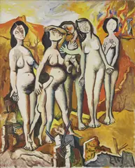 Renato Guttuso, Dal ciclo Omaggio a Picasso: Massacro in Corea II