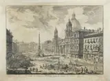 Veduta di Piazza Navona by Giovanni Battista Piranesi, print (other), sold May 2022