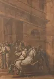 Giuseppe Sabatelli, Attribuito a. Alessandro doma il cavallo bucefalo