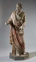 Scultore Toscano Del Xvi Secolo, Scultura in legno policromo raffigurante S. Paolo, sculpture