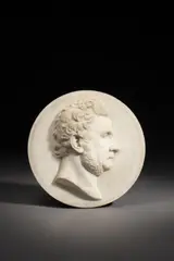 Profilo virile in marmo by Holme Cardwell, sculpture, sold May 2022
