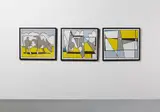 Cow going abstract by Roy Lichtenstein, print (other), sold Dec 2021