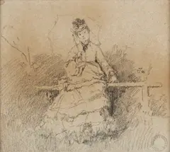 Ferdinand Heilbuth, Ritratto di gentildonna