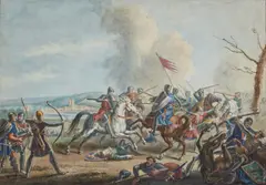 Eustache-Hyacinthe Langlois, Battaglia