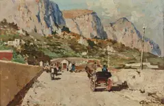 Felice Giordano, Strada di Anacapri