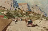 Felice Giordano, Strada di Anacapri