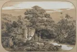 Giovanni Renica, Paesaggio con ruscello e alberi