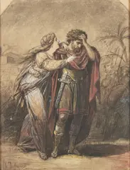 Charles de Groux, Ifigenia riconosce il fratello Oreste