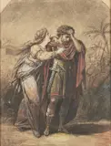 Charles de Groux, Ifigenia riconosce il fratello Oreste