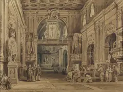 Achille Vianelli, Chiesa del Carmine