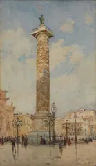 Alberto Pisa, La colonna Antonina a Roma