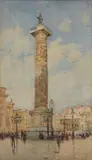 Alberto Pisa, La colonna Antonina a Roma