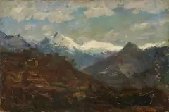 Cesare Tallone, Paesaggio montano
