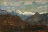 Cesare Tallone, Paesaggio montano