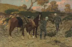 Giuseppe Barison, Soldati austriaci in perlustrazione