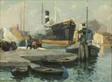 Angelo Pavan, Porto con navi