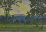 Leonardo Dudreville, Paesaggio montano